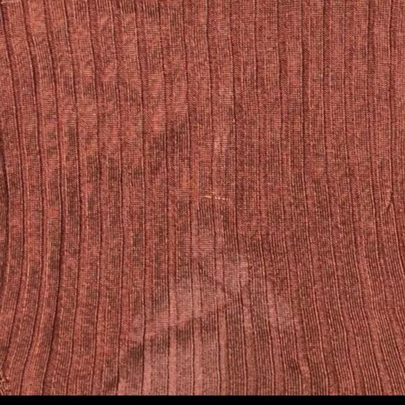 NWOT Free People Hits Different Lace-Up Top in Rusted Coral Sz S - Picture 9 of 12